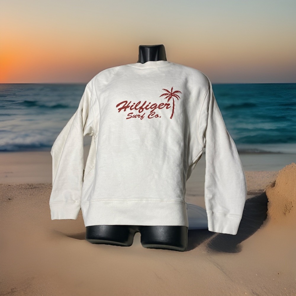 Tommy‎ Hilfiger Surf Co. Mens Large Sweatshirt Cotton